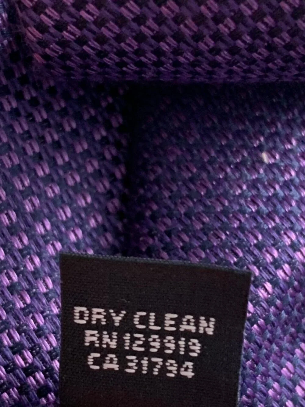 Tommy Hilfiger Men's 3'' Polyester Blend Neck Tie, Purple Juniper Textured